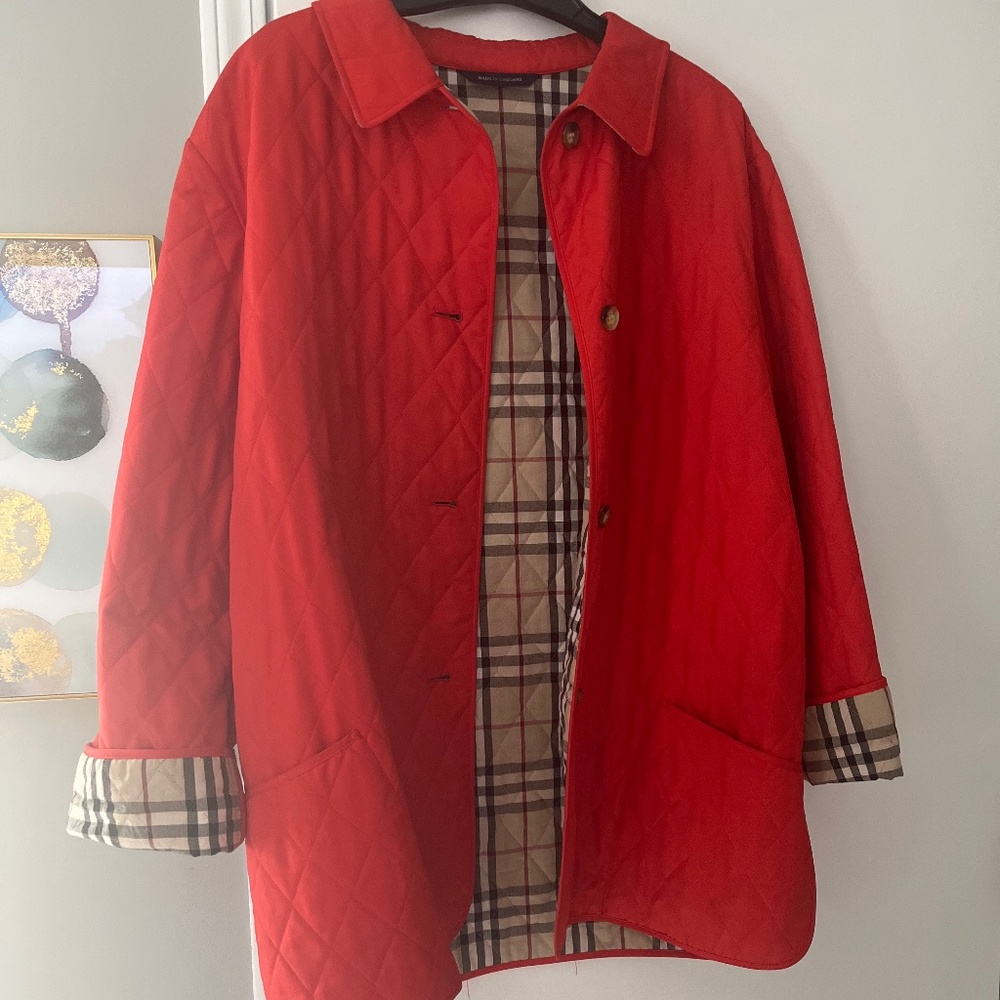 Burberry quilted jacket